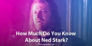 Ned Stark Quiz: The Best Way To Challenge Your Eddard Fandom