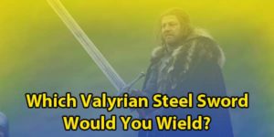 Which Valyrian Steel Sword Would You Have?